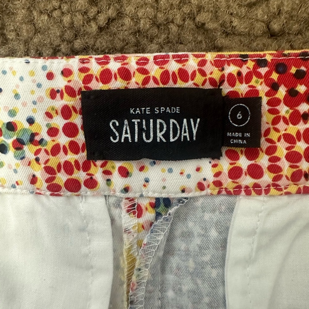 Kate Spade Multicolor Floral High Waist Shorts - Picture 2 of 5